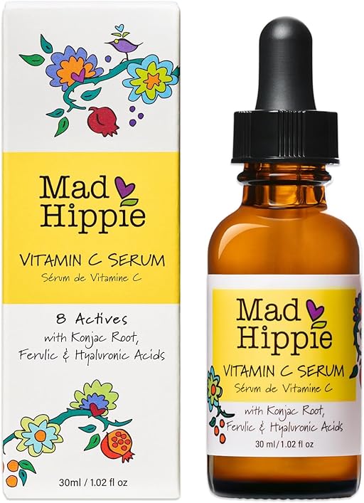 Check out Mad Hippie Vitamin C Serum For Face With Hyaluronic Acid, Vitamin E & Ferulic Acid, the best vitamin c serum for sensitive skin Reddit approves of.