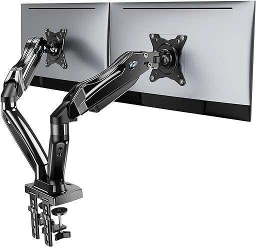 Explore the possibilities of the best dual monitor stand arm Reddit loves in HUANUO Dual Monitor Stand.