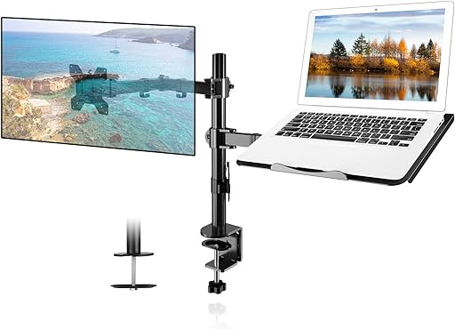 Suptek Monitor Arm With Laptop Tray - your key to unlocking the best monitor arm with laptop tray Reddit patrons praise.