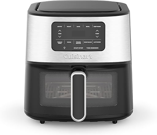 Want the best basket air fryer forum uses? Check out Cuisinart AIR-200 6-qt Basket Air Fryer.