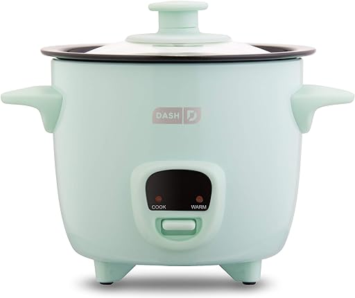 Delve into the best mini rice cooker applauds with DASH Mini Rice Cooker Steamer With Removable Nonstick Pot.