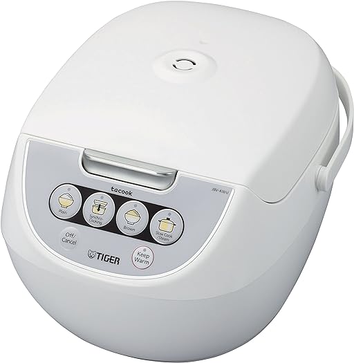 Choose Tiger JBV-A10U 5.5-cup (Uncooked) Micom Rice Cooker and experience the best rice cooker for brown rice vouches for.