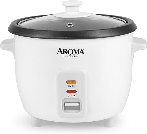 The best easy to use rice cooker forum likes: Aroma 6-cup/1.5 Qt (Uncooked) One Touch Rice Cooker.