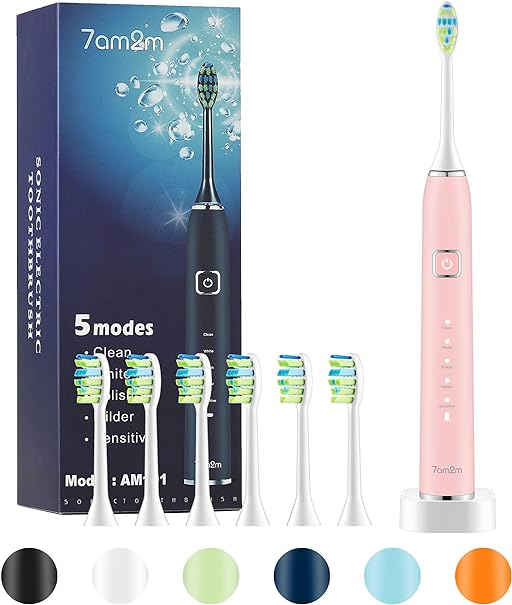 If you're searching for the best electric toothbrush for tartar suggests, try 7AM2M Sonic Electric Toothbrush.