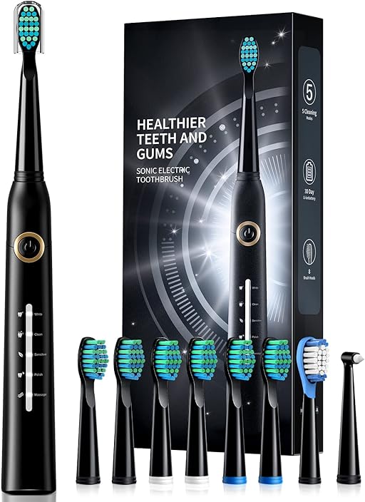 Discover TEETHEORY Sonic Electric Toothbrush For Adults, the best electric toothbrush for sensitive teeth recommends.